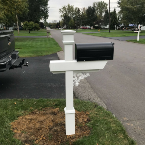 Close to the house or located out front, our Mailbox Posts will add beauty to your property